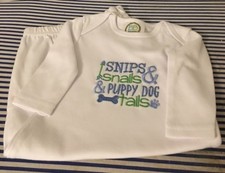 Infant gowns-your design choice-0-3mo-white,blue,or pink-hidden side zip/elastic