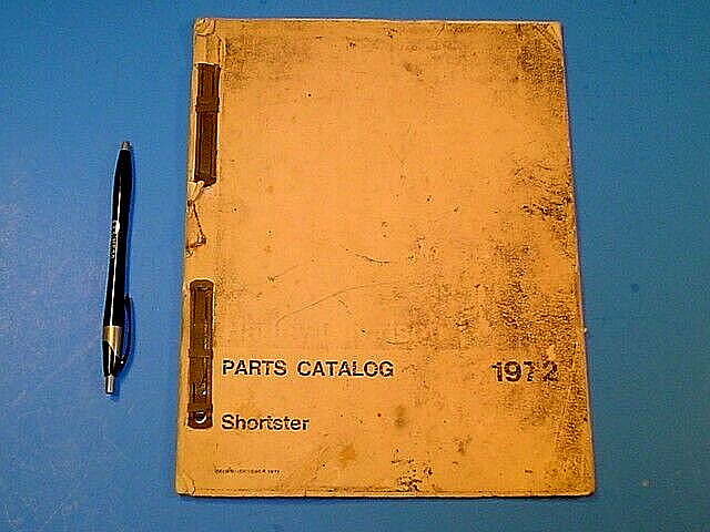 1972 HARLEY-DAVIDSON SHORTSTER PARTS CATALOG MODEL MC-65