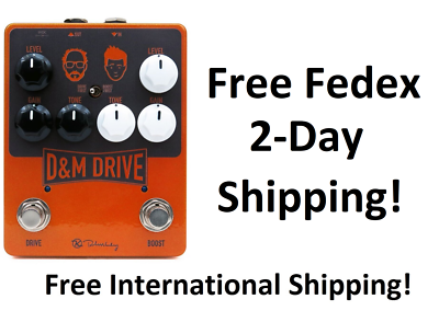 New Keeley D & M Drive Boost and Overdrive Guitar Pedal D&M DM