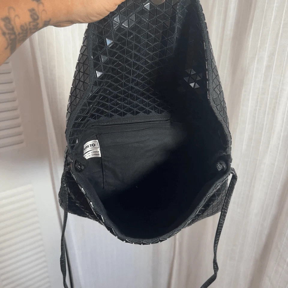 Veneto | Mujer | Bolsos | Talla única | Mini bolso clutch vintage de malla textil negro Foto 2 de 4