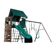 Lifetime 91069 Big Stuff Earthtone Swing Set - Durable Outdoor Play Playground