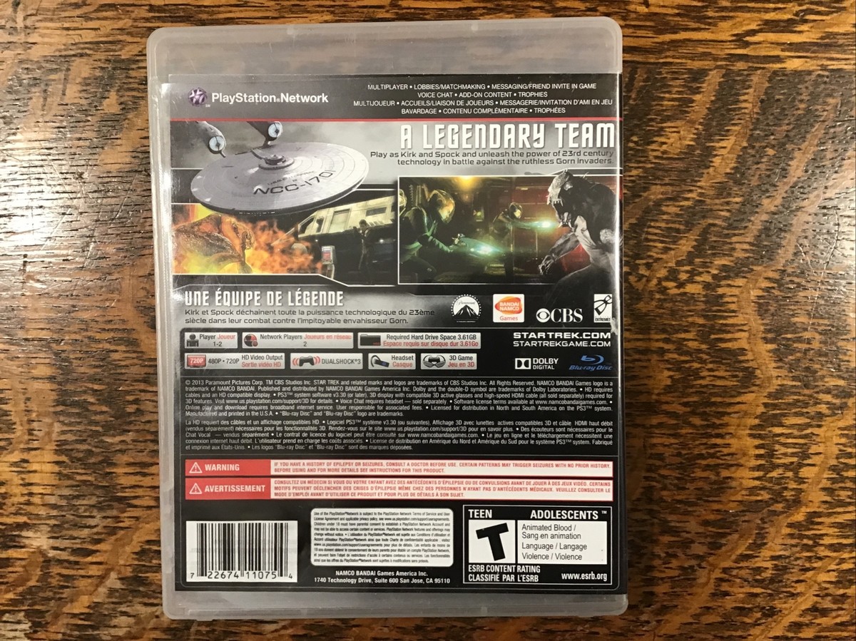 Star Trek Sony PlayStation 3 PS3 Game Tested 722674110754| eBay