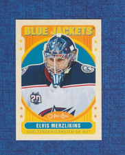 2021-22 OPC O-pee-chee Hockey RETRO # 260 Elvis Merzlikins
