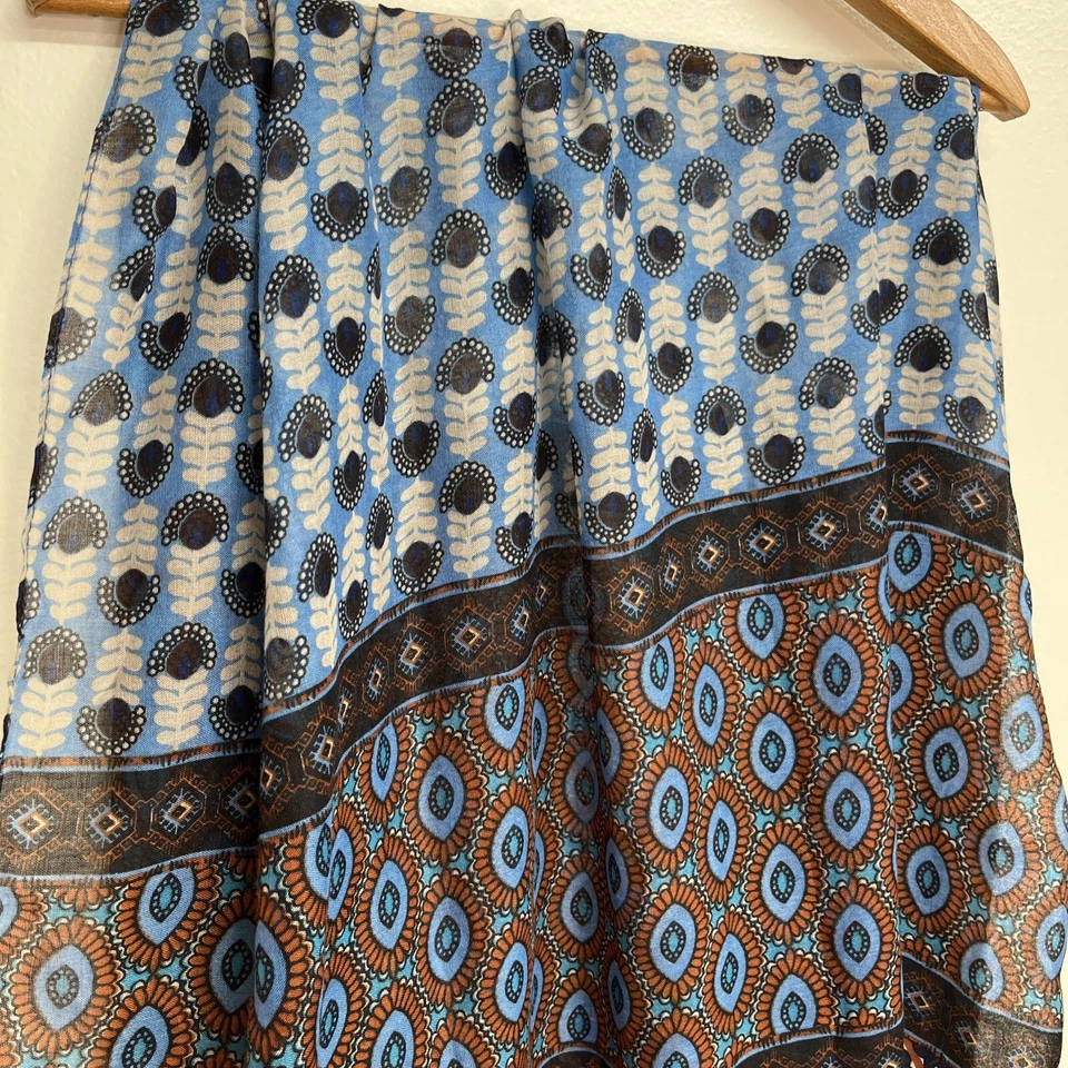 Simply Noelle - Wrap & Scarf - Polyester Paisley Print 34” x 68” - Image 4 of 4