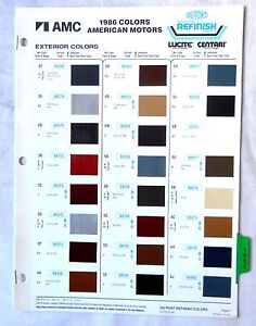 Dupont Color Chart