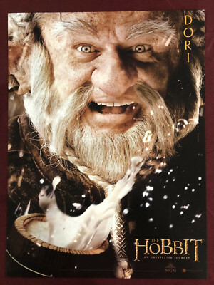 HOBBIT DORI DWARF POSTER 12X16''NM SHIPPD FLAT TOLKIEN UNEXPECTED JOURNEY