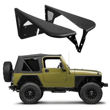 2pc Textured Steel Tube Wheel Fender Flares Armor For 1997-2006 Jeep Wrangler Tj 2pc Textured Steel Tube Wheel Fender Flares Armor For 1997-2006 Jeep Wrangler Tj