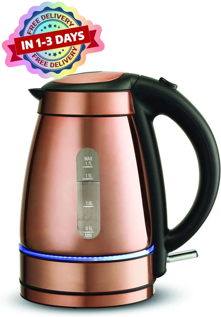 Tetera Electrica Hervidor Acero Inoxidable Cafetera Pava De Agua Para Cafe  Tea .