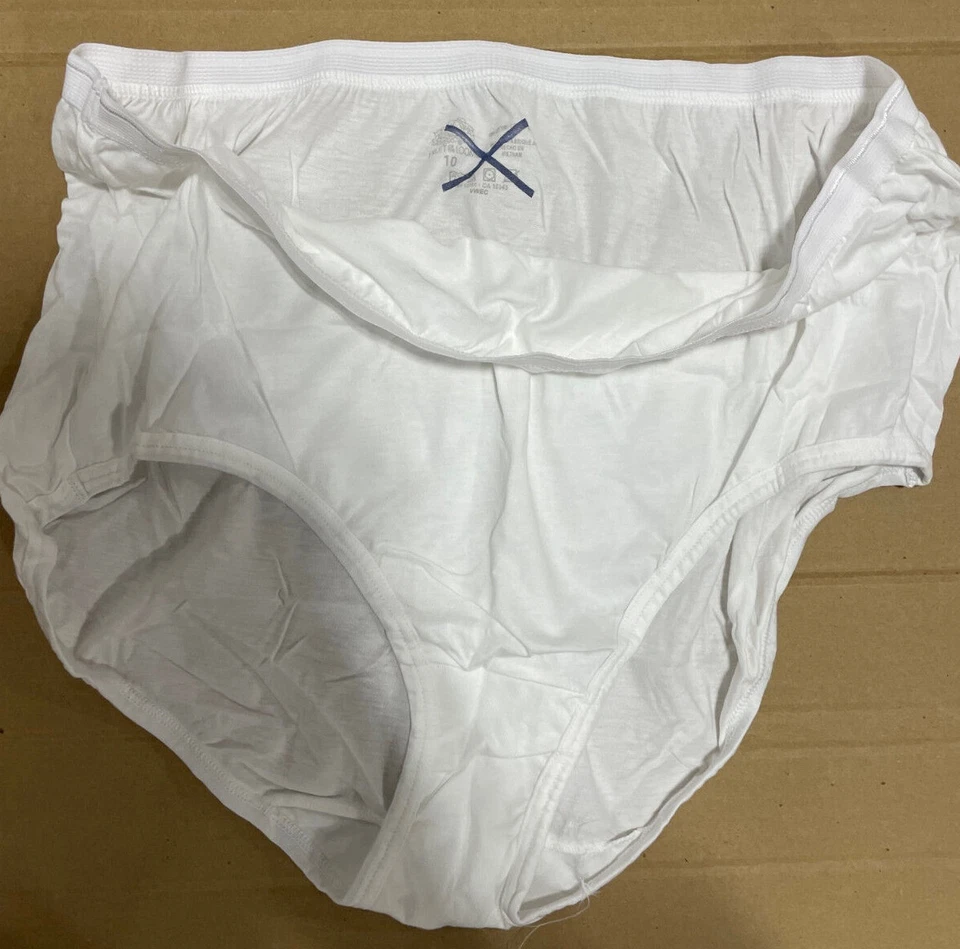 10 pack Fruit of the Loom Cotton BRIEF Underwear White Size - 6 ~ 7 ~ 8 - Image 4 of 4