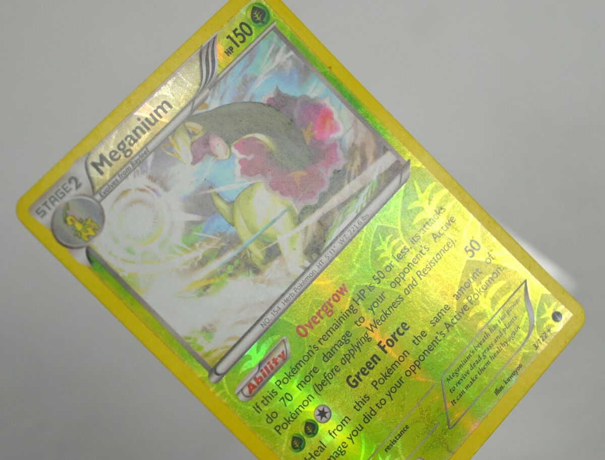 POKEMON CARD 2016 Meganium Holo 3/122 with Clear Sleeve | eBay POKEMON CARD 2016 Meganium Holo 3/122 with Clear Sleeve | eBay