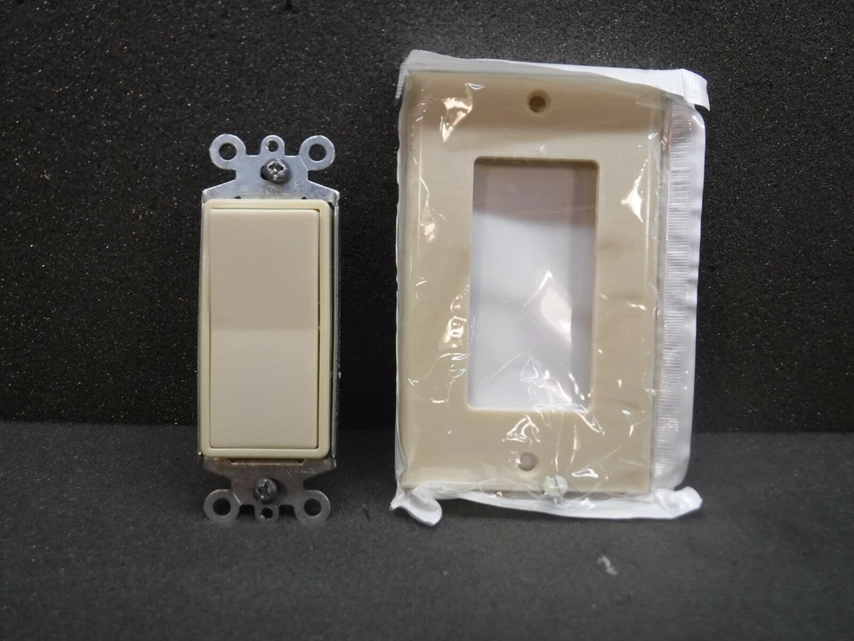 Broan 69V, Interruptor basculante - Marfil, 990710856A (Nuevo - Caja abierta) * Lote de 2 * Foto 3 de 4