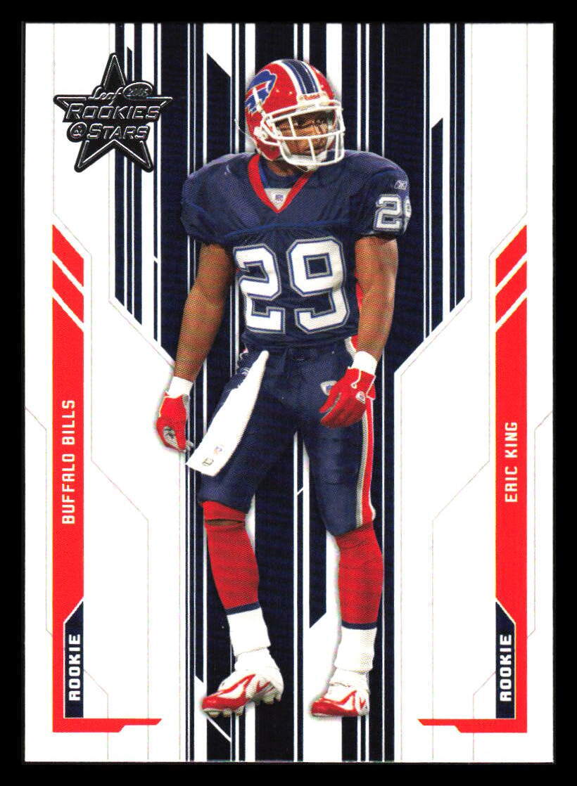 2005 Leaf Rookies & Stars Eric King #164 Buffalo Bills Football Card