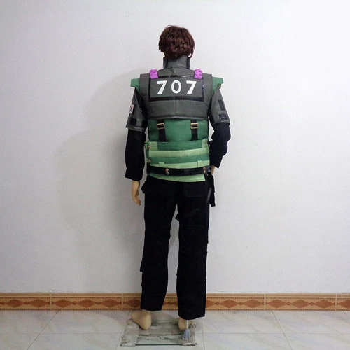 Costume Cosplay Uniforme Halloween Arcobaleno Sei Assedi Veglia Hwa - Foto 6 di 7