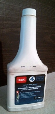 Toro 389074-Cycle Winter Engine Oil, 5W-30, Cold Weather, FREE SHIPPING