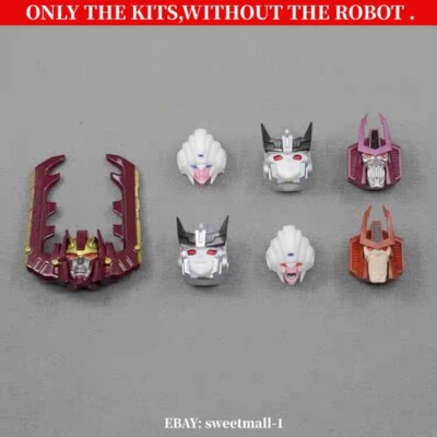 Head Upgrade Kit For TF2 Bludgeon United Galvatron UWEX Megaenpuresu IDW Arcee