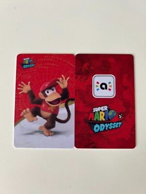 Super Mario Odyssey Diddy Kong Spielkarte