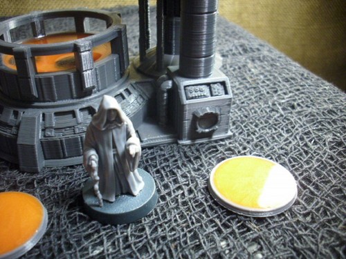 REFINERÍA DE LAVA para Mesa de 28 mm PERSONALIZADA Legión Terreno Paisaje - ¡LLENA DE ACRÍLICO!¡! - Imagen 2 de 4