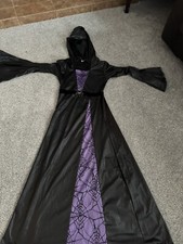 Girls Halloween gown with spider detail