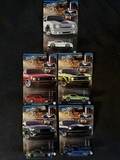 Hot Wheels 60th Anniversary Ford Mustangs 1 Full Set 1-5 *NEW*