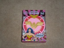 NEW, DC WONDER WOMAN HAND-PAINTED Bath bomb WATERMELON BUBBLEGUM