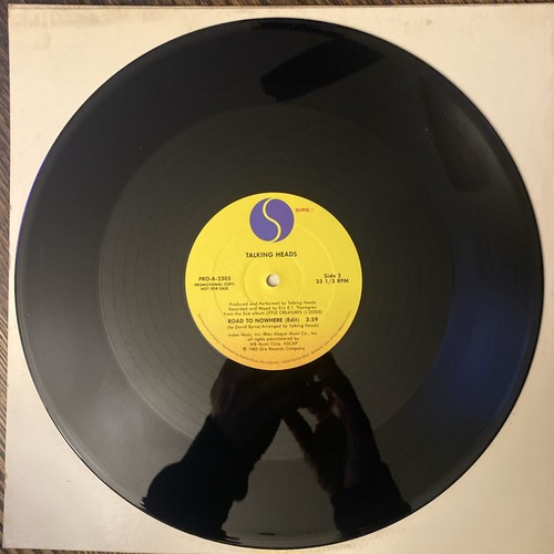 Talking Heads Road To Nowhere PROMO Vinyl LP Orig Record VG - Picture 3 of 5