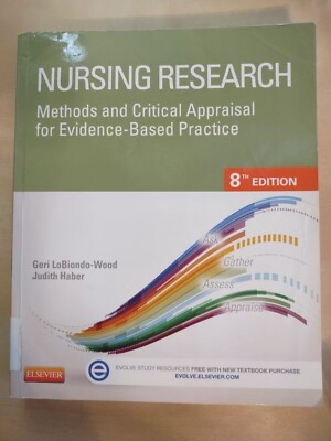 Nursing Research Methods Critical Appraisal Evidence-Based Practice 8ED 