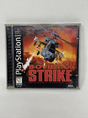 Soviet Strike Black Label (Sony Playstation 1 PS1) Complete