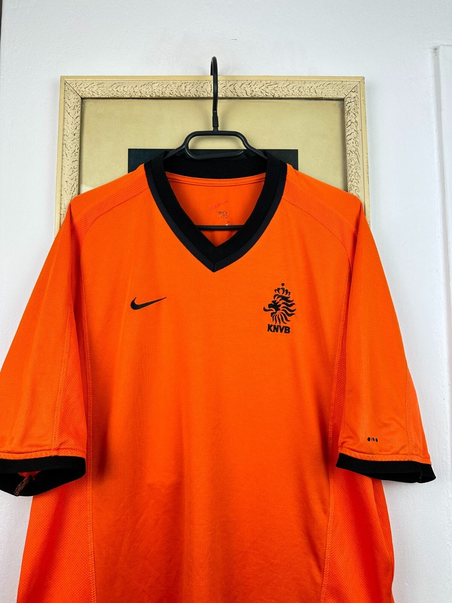 Netherlands Home football shirt 2000 Soccer Jersey Nike Tee Trikot