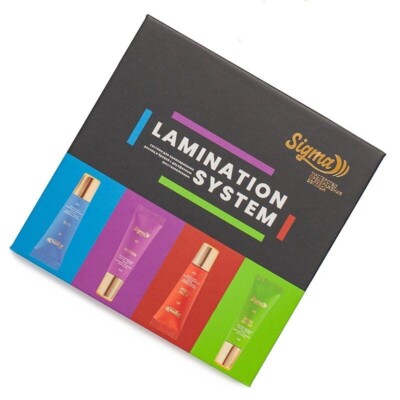 Sigma Eyelash Lamination Kit step 1-2-3-4