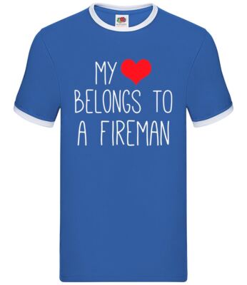 Mein Herz gehört einem Feuerwehrmann - Herren Klingel - Feuerwehr Feuerwehrmann Hochzeit