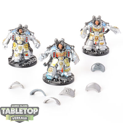 Space Marines - 3 x Centurion Devastator Squad - teilweise bemalt