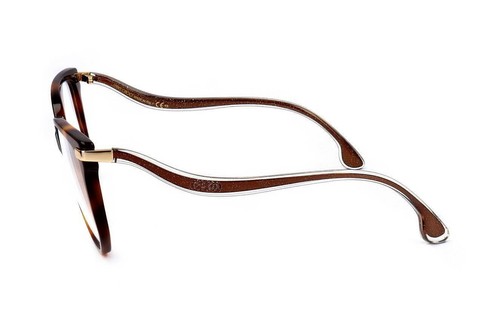 Lunettes de vue carrées Oversized Jimmy Choo JC257 Marron / Made in Italy - Photo 8 sur 10