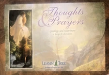 20 Leanin Tree Greeting Box Cards Set THOUGHTS & PRAYERS, Birthday, Comfort, etc
