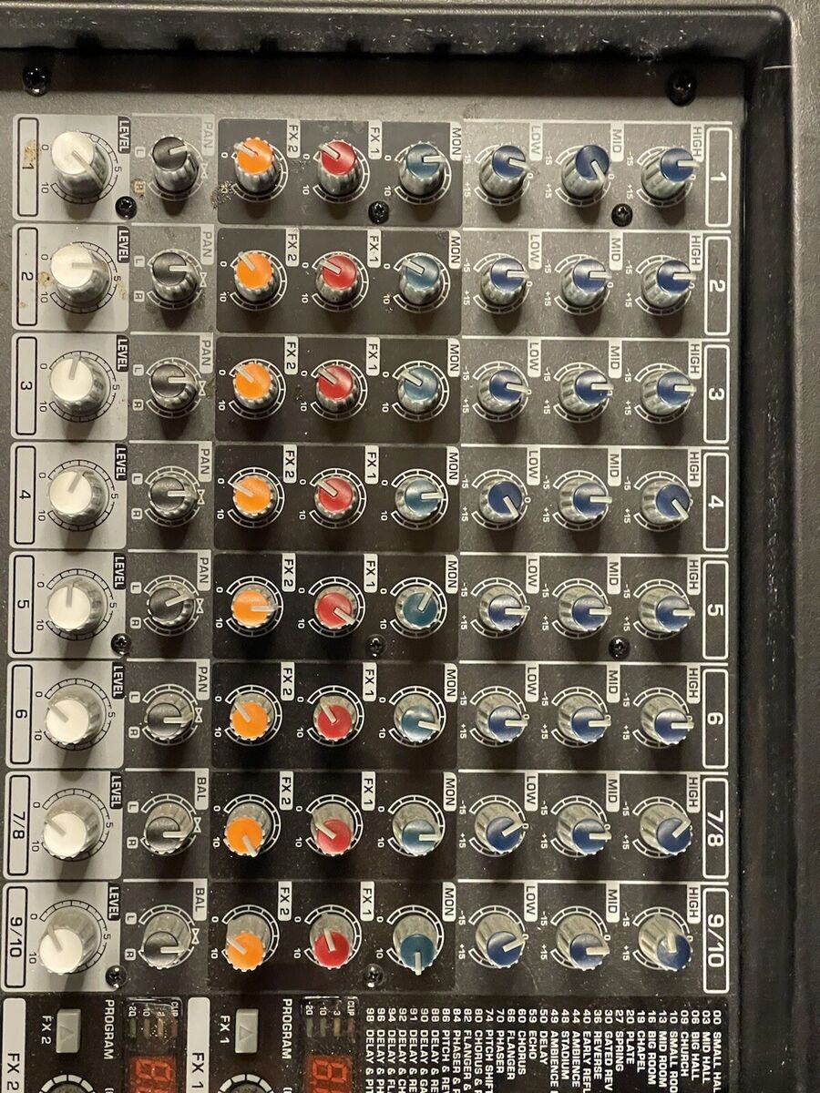 Behringer Europower PMP1680S 10-channel 1600W Powered Audio Behringer Europower PMP1680S 10-channel 1600W Powered Audio