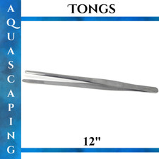 12" TWEEZERS  HERP FEEDING TOOL  SNAKE REPTILE STAINLESS STEEL