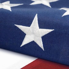 US American Flag 3x5 Quality Made USA Flag Embroidered United States Flag