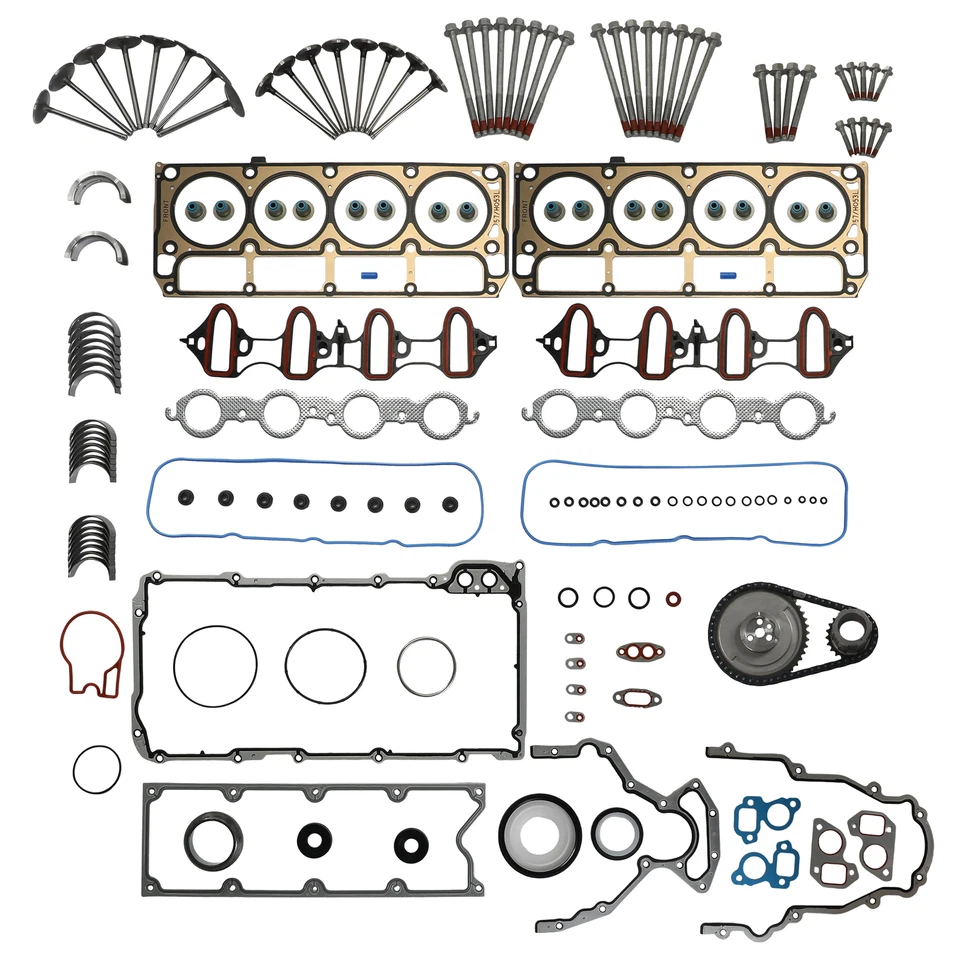 Juego completo de juntas con pernos de cadena de distribución para Chevy Tahoe GMC Yukon 4,8 L 5,3 L V8 Foto 2 de 4
