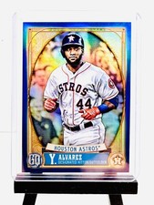 2021 Gypsy Queen Baseball YORDAN ALVAREZ No. 58 INDIGO CHROME REFRACTOR #/150 SP