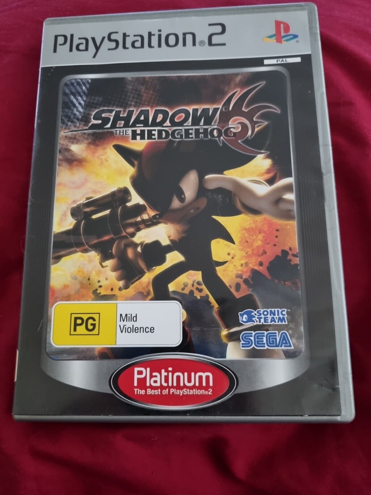 Shadow The Hedgehog Playstation 2 PS2 Platinum 