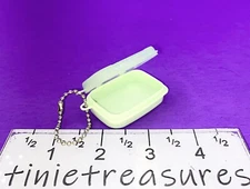 Tupperware keychain rare Mini Light Green Storza Lot Tinietreasure