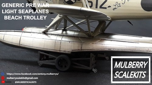 1/72 GENERIC 2X BEACHING TROLLEY FOR DISPLAY SEAPLANE MULBERRY SCALE KITS - Imagen 6 de 11