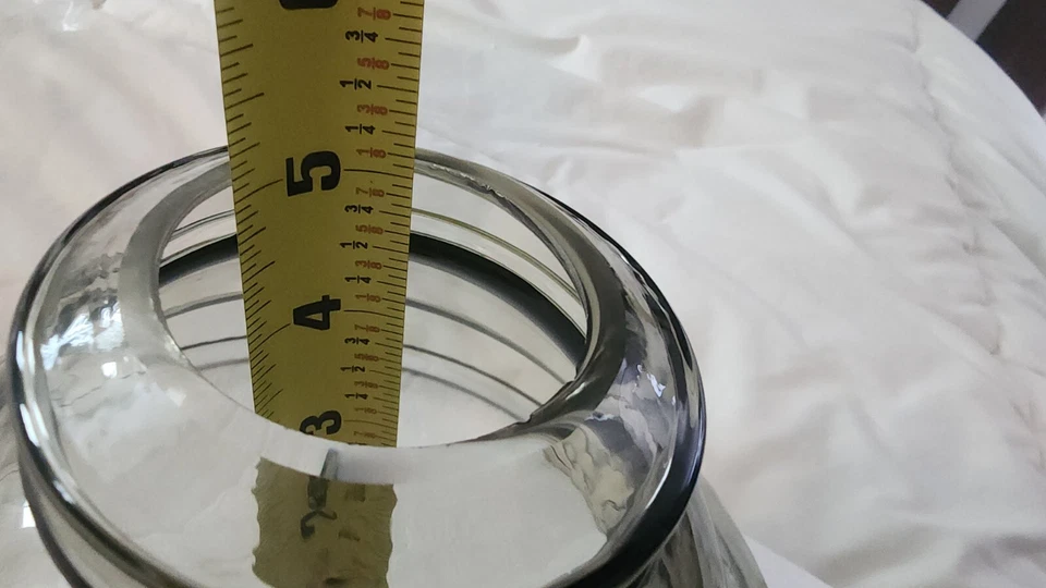 Cerámica Barn 8769044 Verde Vintage Vidrio Capucha Pantalla Colgante Globo Vidrio Foto 4 de 4