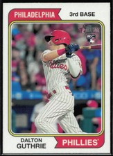 2023 Topps Heritage RC #305 Dalton Guthrie382 Oscar Ganzalez