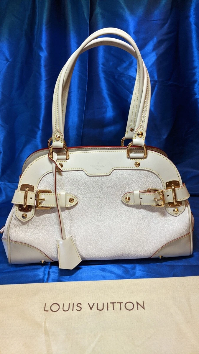 Louis Vuitton Suhali Le Radieux White Leather Satchel