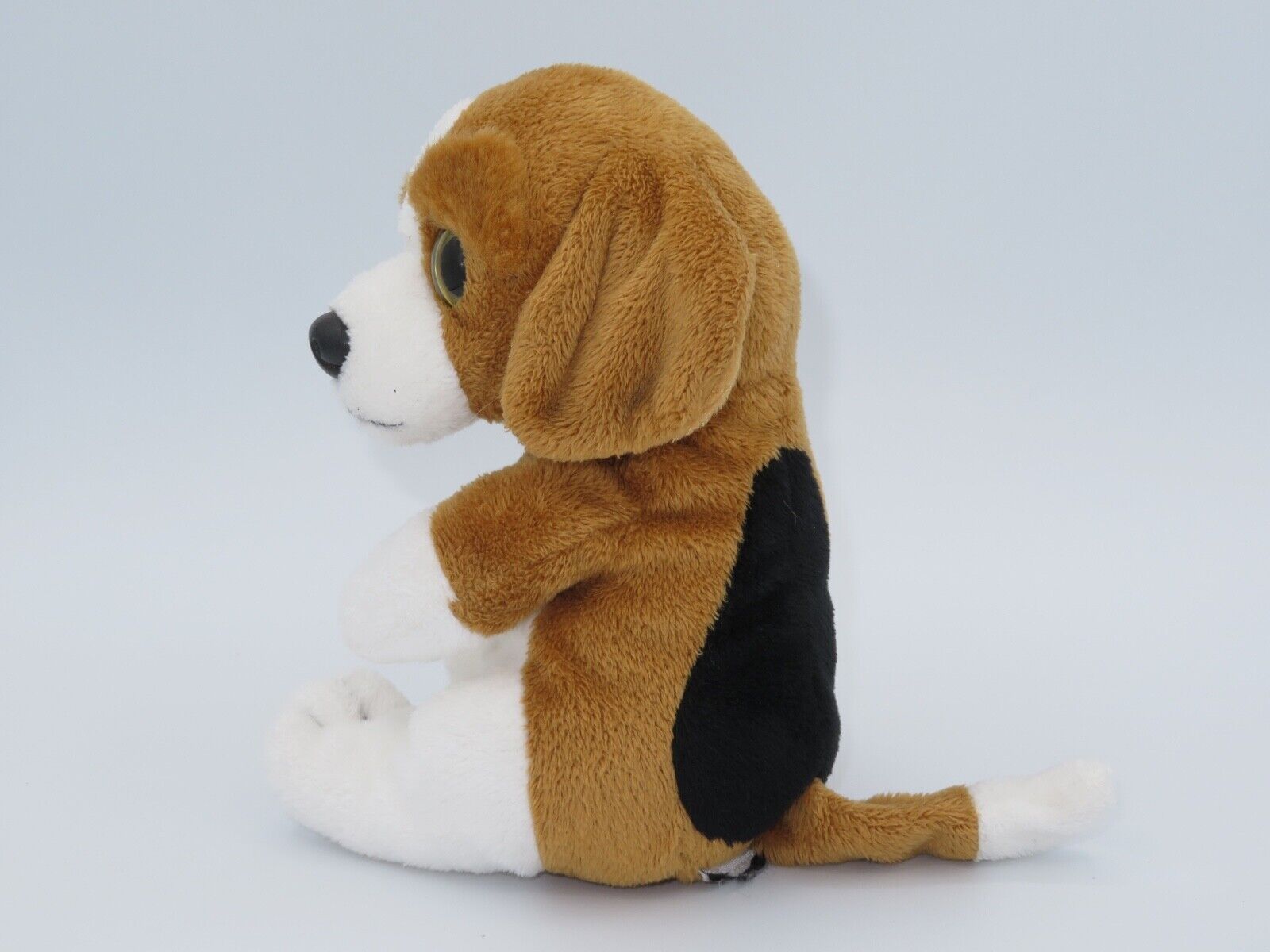 Vintage Singi Dog plush Beagle Lays Flat Brown Black ears nose -   Portugal