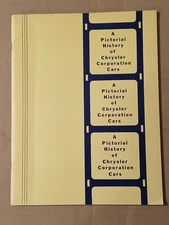 A PICTORIAL HISTORY OF CHRYSLER CORPORATION CARS 1968 FACTORY MOPAR PUBLICATION