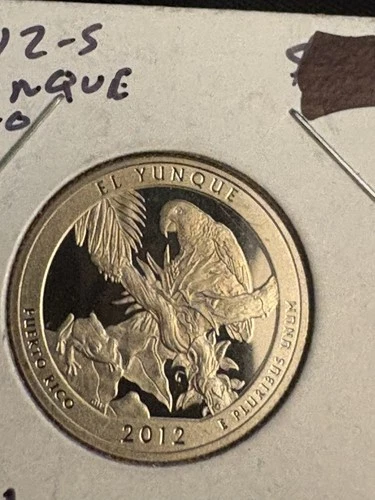 2012-S America the Beautiful Quarters El Yunque Proof — photo from the most recent tracked eBay sale