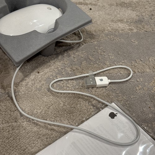 Apple A1152 USB Wired Mighty Mouse (MA086LL/A) Appears To Be New Open Box - Afbeelding 9 van 17