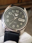 Seiko 5 Automatic 7009-3181 Day/Date Black Dial Vintage Men's Watch