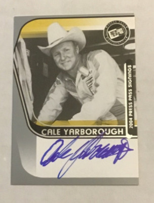 2004 Press Pass - Press Pass Signings Cale Yarborough Silver (AU)